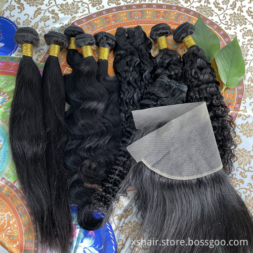 Cuticle Aligned Deep Wave Human Hair Weaves Wholesale 10A 10A+ Grade Unprocessed Virgin Human  Hair Bundles Vendors